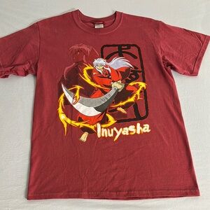 Inuyasha Graphic T-Shirt in Red